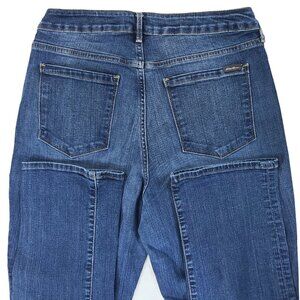 Eddie Bauer Curvy Straight Jeans size 12 Tall Medium Wash Midrise Medium 12T